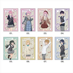 可愛いだけじゃない式守さん サテン地ステッカー01 第1弾 BOXA (8個セット) (キャラクターグッズ)