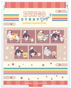 Big Chara Miror [Bungo Stray Dogs x Sanrio Characters] 01 A Pattern (Anime Toy)