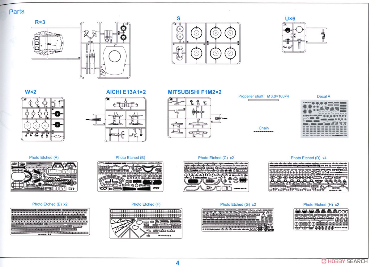 IJN Battleship Yamato (Plastic model) Assembly guide2
