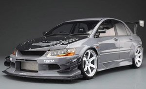 Voltex Evo IX Carbon Bonnet Ver. Cement Grey (Diecast Car)