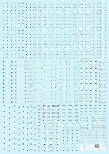 1/144 RB03 コーションデカール ホワイト＆グレー(1枚入) (素材)