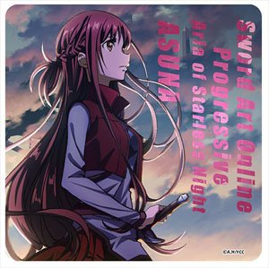 Sword Art Online Progressive: Aria of a Starless Night Rubber Mat Coaster [Asuna] (Anime Toy)