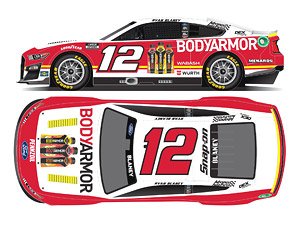 `ライアン・ブレイニー` #12 ボディアーマー フォード マスタング NASCAR 2022 ネクストジェネレーション (ミニカー)