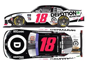 Trevor Bayne 2022 Devotion Nutrition Toyota Supra NASCAR Xfinity Series 2022 (Hood Open Series) (Diecast Car)