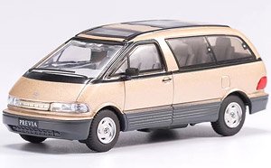 Toyota プレヴィア / LHD ゴールド (ミニカー)