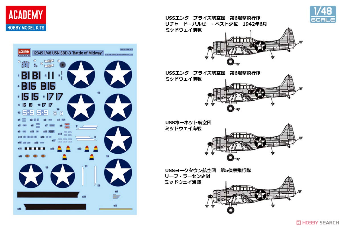 SBD-3 Dauntless Dive Bomber `Battle of Midway` (Plastic model) Other picture1