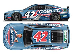 `タイ・ディロン` #42 GOETTL シボレー カマロ NASCAR 2022 ネクストジェネレーション (ミニカー)