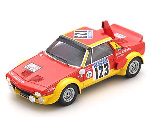 Fiat X 1/9 Abarth No.123 Tour de France Automobile 1974 G.Pianta - F.Rossetti (ミニカー)