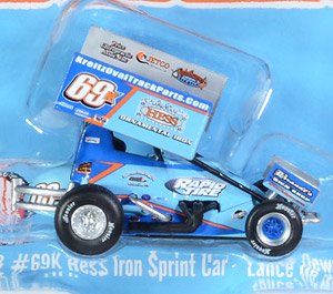 Shannauer Plumbing / Hess Iron Sprint Car 2022 #69K Lance Dewease (ミニカー)