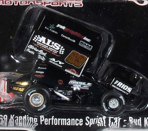 Kaeding Performance Sprint Car 2022 #69 Bud Kaeding (ミニカー)