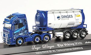 (HO) ボルボ FH Gl. XL 6 x 2 スワップコンテナ トラックトレーラー `Ingo Dinges` (鉄道模型)