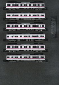 Keio Series 8000 (Renewaled Car, 8002 Formation) Additional Six Middle Car Set (without Motor) (Add-on 6-Car Set) (Pre-colored Completed) (Model Train)