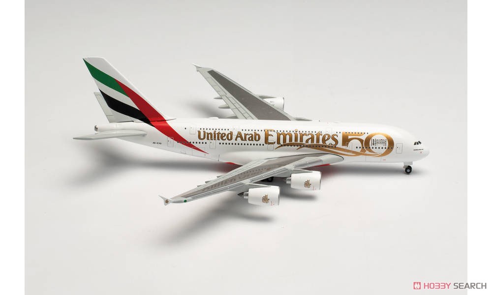 A380 エミレーツ航空 UAE 50th Anniversary A6-EVG (完成品飛行機) 商品画像1