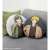 Hikaru no Go [Especially Illustrated] Hikaru Shindo & Akira Toya Game in Japanese Clothing Ver. Round Cushion (Anime Toy) Other picture1