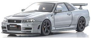 日産 スカイライン GT-R R34 ニスモ グランドツーリングカー (グレー) (ミニカー)