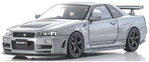 Nissan Skyline GT-R R34 Nismo Grand Touring Car (Gray) (Diecast Car)