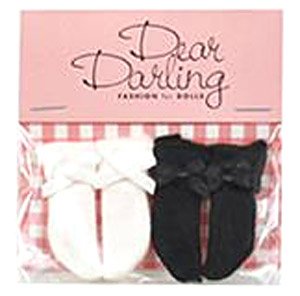 Dear Darling fashion for dolls 三つ折りソックスセット (22cm) (モノトーン) (ドール)