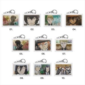 [Bungo Stray Dogs] Miniature Canvas Key Ring 01 Vol.1 (Set of 10) (Anime Toy)