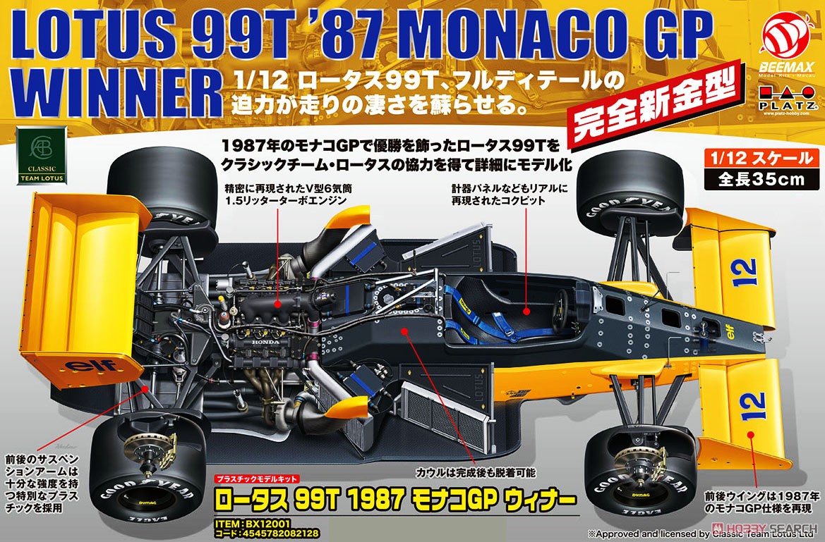 Lotus 99T 1987 Monaco GP Winner (Model Car) Other picture13