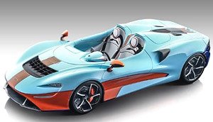 McLaren Elva Orange Blue Edition 2020 (Diecast Car)