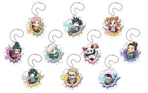 Buchimasu ! Jujutsu Kaisen Casual Wear Acrylic Key Ring (Set of 10) (Anime Toy)