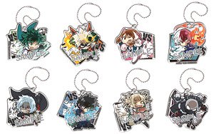 Pita! Deformed My Hero Academia Hero vs Villan Acrylic Key Ring (Set of 8) (Anime Toy)
