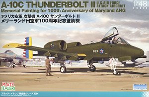 アメリカ空軍 攻撃機 A-10C サンダーボルトII メリーランド州空軍100周年記念塗装機 (プラモデル)