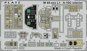 A-10C サンダーボルトII エッチングパーツ コクピット用 (プラモデル)