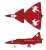 Flygvapnet AJS37 Viggen `Red Viggen` The Show Must Go On (Plastic model) Color1