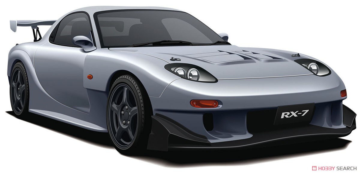 Mazda RX-7 (FD3S) Custom Silver Stone Metallic (Model Car) Other picture2