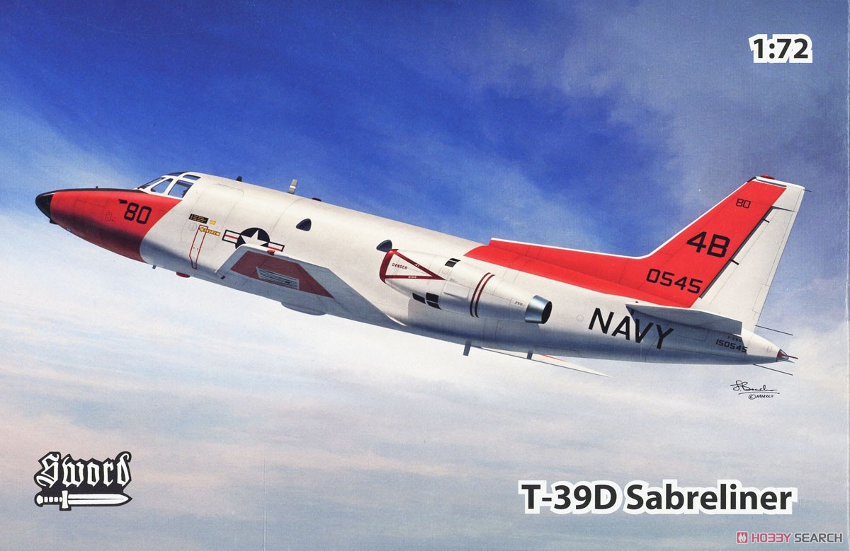 T-39D Sabreliner (Plastic model) Package1