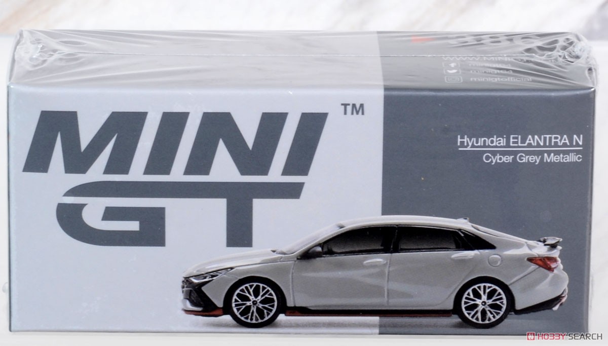 Hyundai Elantra N Cyber Grey (LHD) (Diecast Car) Package1