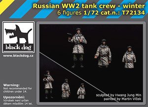 Russian WWII Tank Crew Winter (Plastic model)