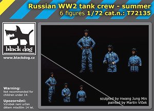 Russian WWII Tank Crew Summer (Plastic model)