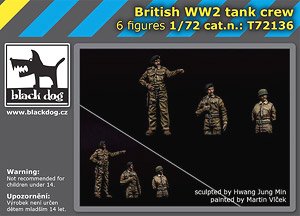 British WWII Tank Crew (Plastic model)