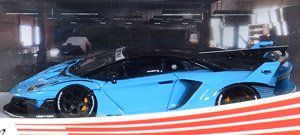 LB-SILHOUETTE WORKS LBWK 700 GT EVO Sky Blue (Diecast Car)