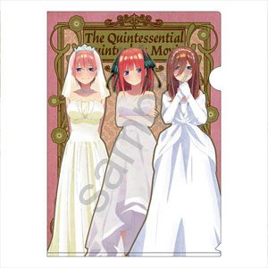The Quintessential Quintuplets Art Nouveau Art A4 Clear File Assembly A(Pink) (Anime Toy)