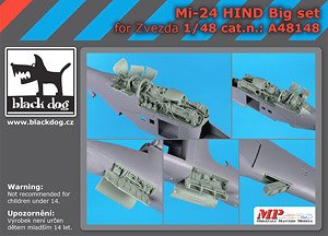 Mi-24 Hind Big Set (for Zvezda) (Plastic model)