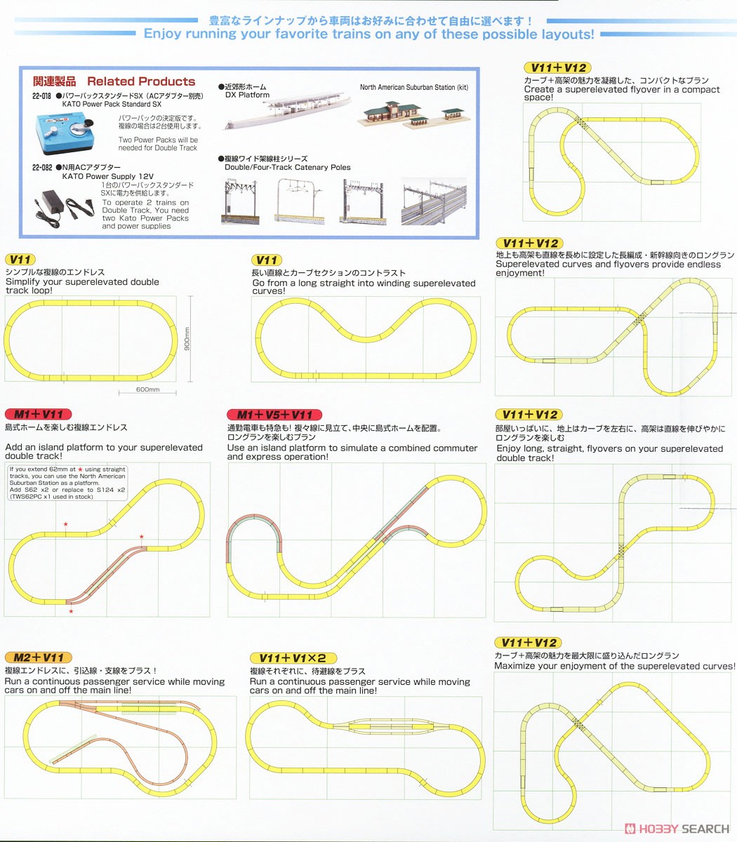 Unitrack [V11] Double-track Set (Variation 11) (Model Train) その他の画像3