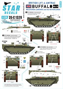 British LVT-4 Buffalo Mk IV. Walcheren landings and the Netherlands. (Decal)