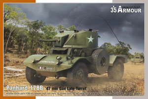 Panhard 178B `47mm Gun Late Turret` (Plastic model)