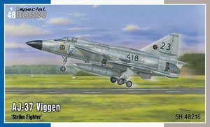 AJ-37 Viggen `Strike Fighter` (Plastic model)