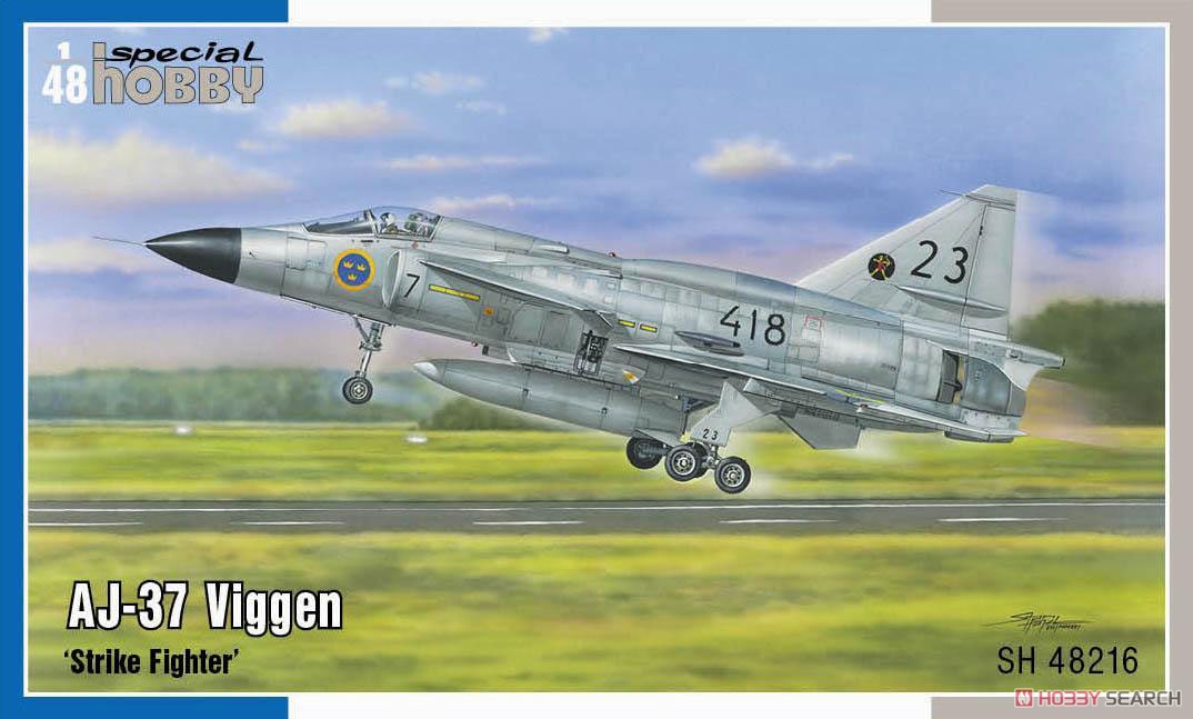 AJ-37 Viggen `Strike Fighter` (Plastic model) Package1