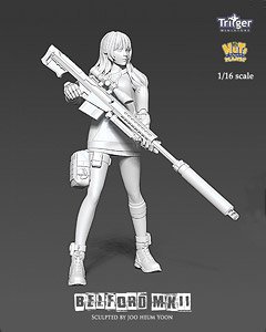 ベルフォードMk2 (120mm) 超遠距離狙撃を行うサイボーグ少女 (プラモデル)