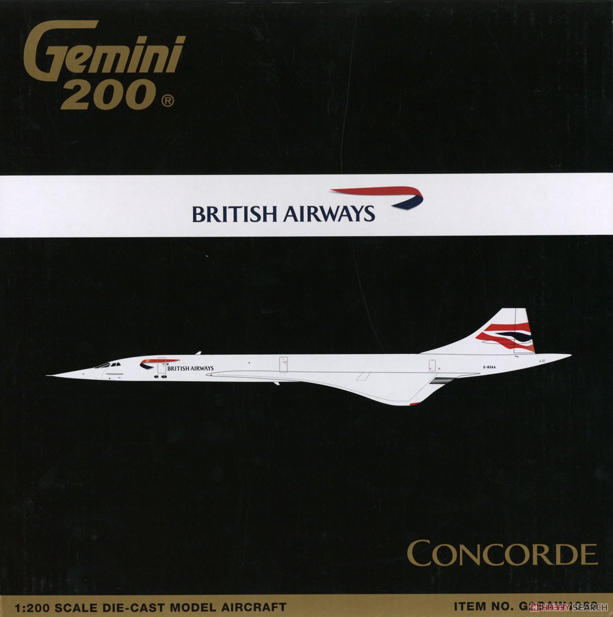 Concorde ブリティッシュ・エアウェイズ G-BOAA (完成品飛行機) パッケージ1