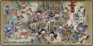 Monster Hunter Rise Gaming Mouse Pad Kamura Village (Anime Toy)