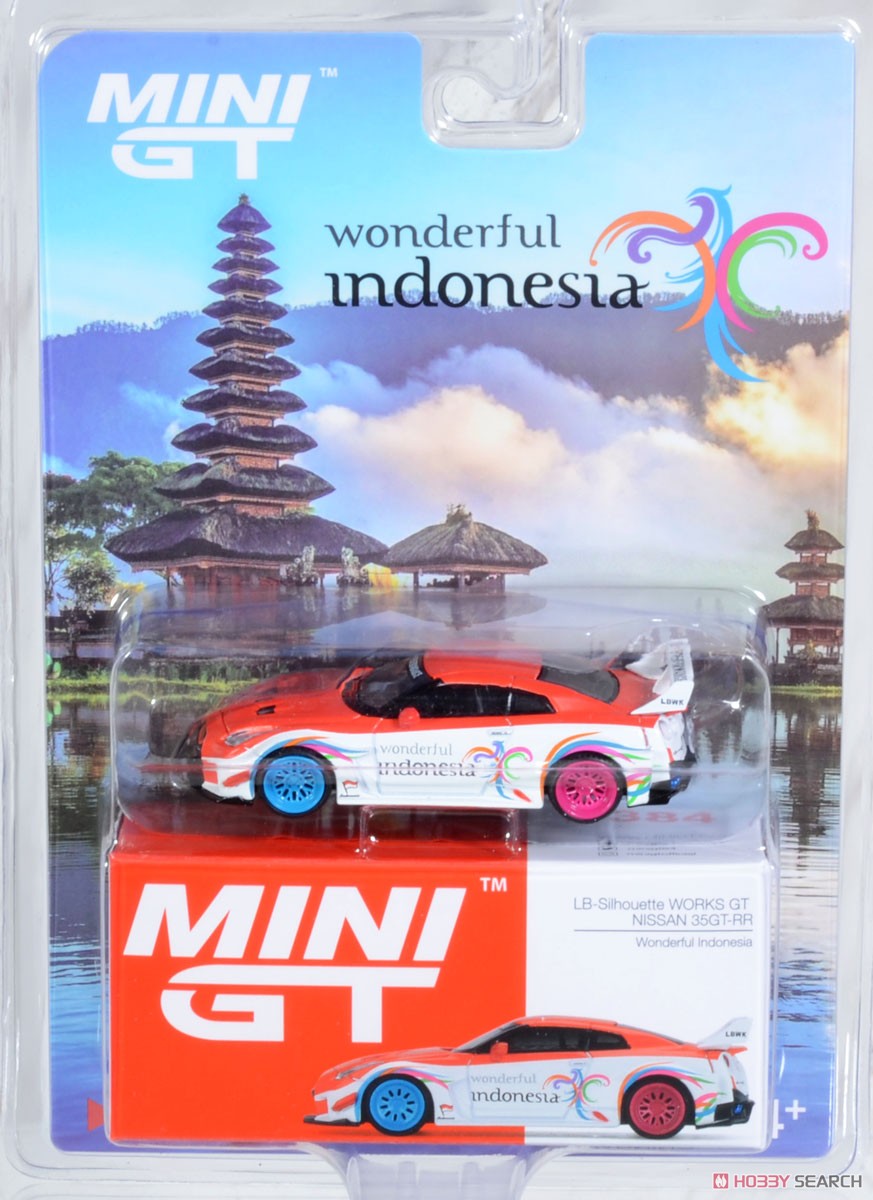 LB-Silhouette WORKS GT Nissan 35GT-RR バージョン1 Wonderful Indonesia (インドネシア限定) (ミニカー) パッケージ1