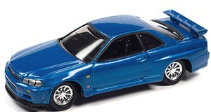 Trivial Pursuit 1999 Nissan Skyline Blue w/Poker Chip (Diecast Car)