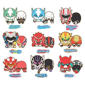 Dogengers High school Rubber Clip (Set of 9) (Anime Toy)