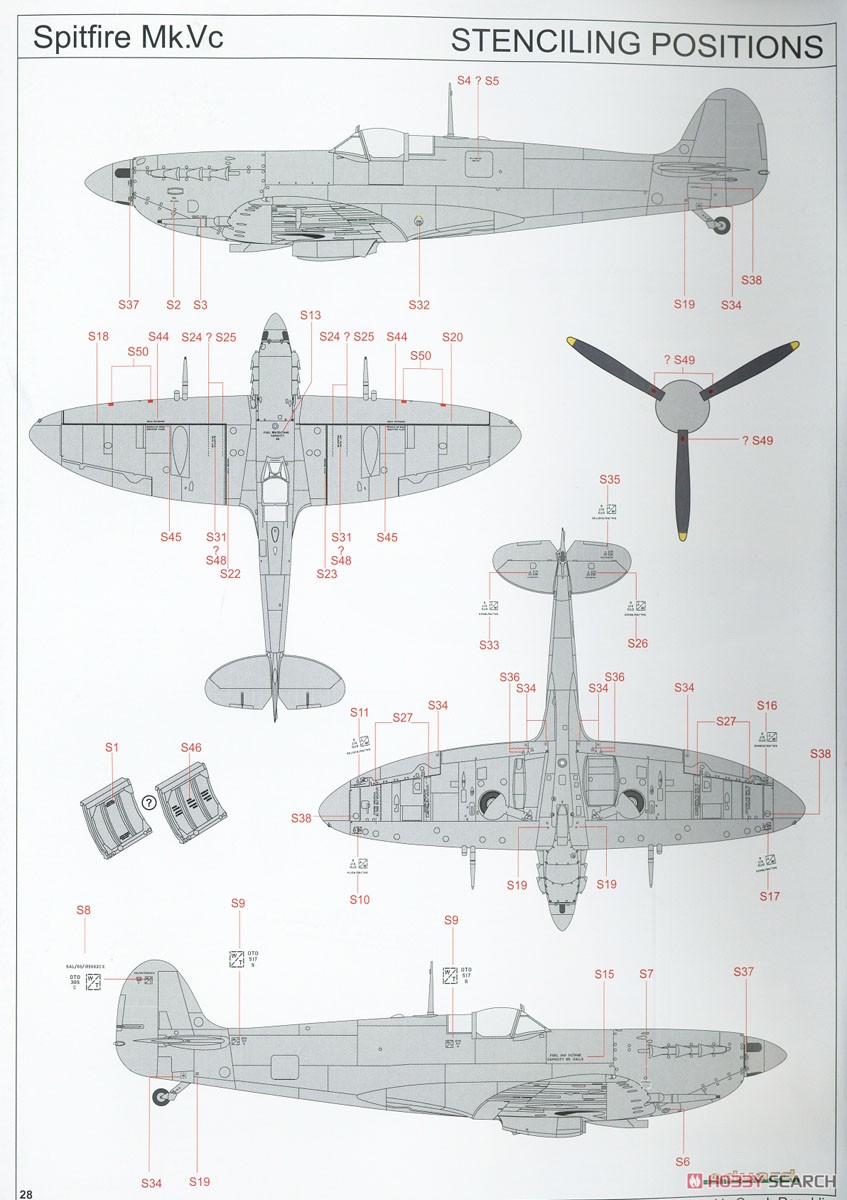 Spitfire Story: Per Aspera ad Astra Dual Combo Mk.Vc Dual Combo Limited Edition (Plastic model) Color15